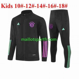 Bayern Munich Enfant Ensemble Vestes d'entrainement Noir 2023/24